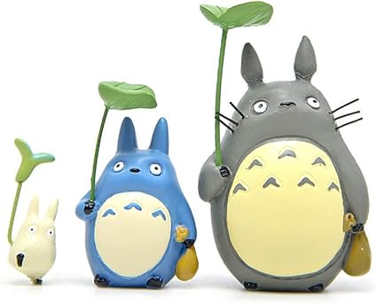 Amazon.com: Kimkoala - 3 figuras de juguete, figuras japonesas de anime estatuas de modelos de muñecas para decoración de micro paisaje: Toys \u0026 Games