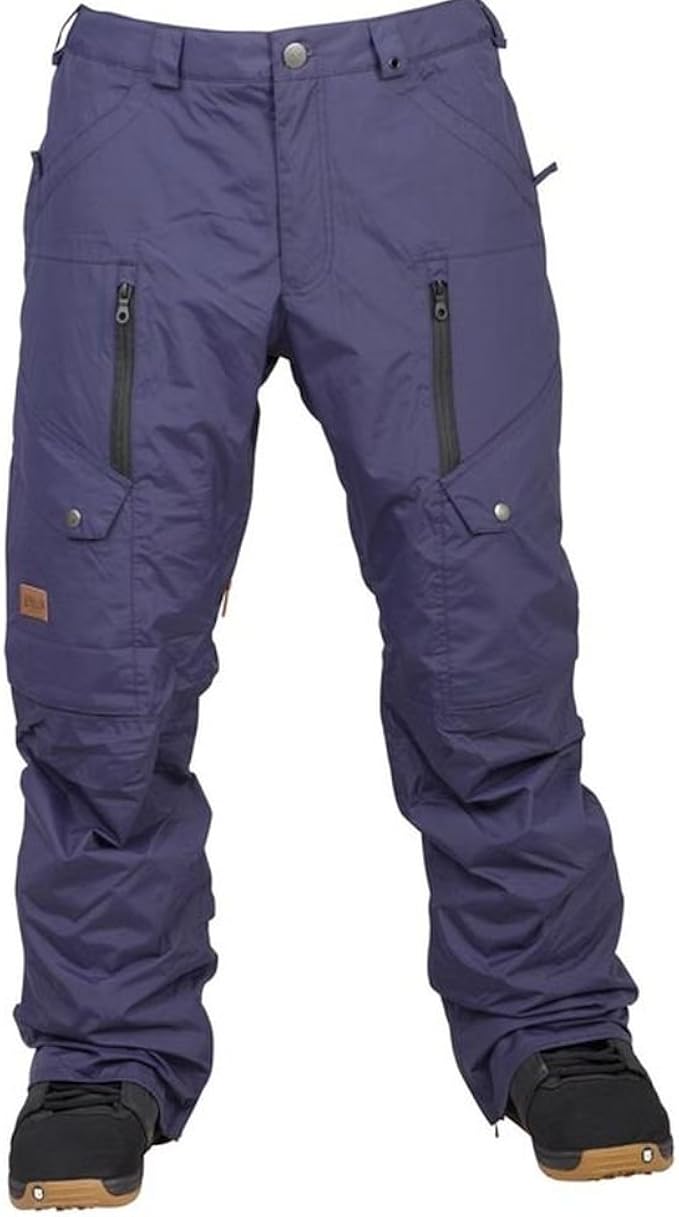 Analog Anthem Snow Pants Navy Blue, Men's Medium Clothing