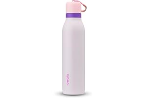 Owala FreeSip Twist Insulated Stainless Steel Water Bottle with Straw for Sports and Travel, BPA-Free, 24-oz, Pink/Purple (Dr