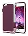 iPhone 6/6S Case, EXSEK 3 Color Case Hybrid Impact Ultra Slim Durable [Anti-Slip] Women Girls Cute Scratch Resistant Soft Gel Bumper Rugged Case for iPhone 6/6S 4.7 Inch (Wine Red)