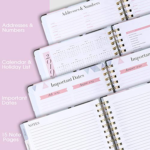 4 2019+2020+Academic+Planner+Monthly+Leather