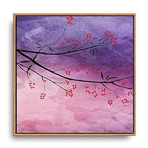 Framed Canvas Wall Art for Living Room, Bedroom Artistic Birds Canvas Prints for Modern Home Decoration Ready to Hang - 16"x16" inches