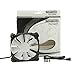 Phanteks 500-1500RPM, PWM Frame/Blades, 12025, 120mm Case Fan Retail Cooling PH-F120XP_BK Black/White