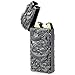 USB Rechargeable Lighter, Electric Tesla Plasma Dragon Lighter USB Windproof Flameless Arc Lighter (Gunmetal)