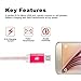 Micro USB Cable, Earfly Charging Cable& Android Cable 3FT with High Speed for Samsung Galaxy S7 Edge/S6/S5/S4,Note 4/3,HTC,LG,Tablet and More.(Red)