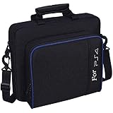 Travel Carrying Case PS4, Popmall Multifunctional Travel Storage Carry Case Protective Shoulder Bag PlayStation4 PS4 Slim System Console Accessories