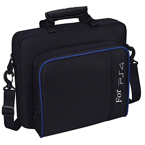 Travel Carrying Case PS4, Popmall Multifunctional Travel Storage Carry Case Protective Shoulder Bag PlayStation4 PS4 Slim System Console Accessories - Thumbnail 7