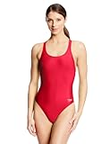 Speedo Women's Pro LT Super Pro Swimsuit, Red, 38