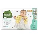 Seventh Generation Baby Diapers, Free and Clear for Sensitive Skin, Size 1, 1pk 40ct