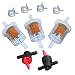 Hipa 691035 493629 Fuel Filter with 1/4" Inline Shut Off Valve 493960 494768 698183 for Briggs Stratton Engine Lawn Mower Part primary