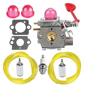 Amazon.com: HIPA WT-875 Carburetor with Fuel Line Filter ... poulan pro snowblower fuel filter 