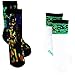 TMNT Teenage Mutant Ninja Turtles Boys 2 pack Socks (6-8 Boys, TMNT Sublimation)