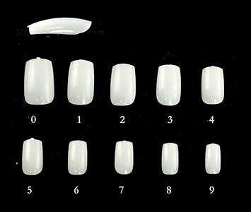 100 Pieces Faux Ongles Complete Couverture Blanc Faux Naturel Faux Ongles Conseils Faux Nails Art Tips Naturel Francais Artificiel Diy Uv Gel Acrylique False Nail Art Tips Naturel Amazon Fr Beaute Et Parfum