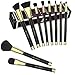 Makeup Brushes EmaxDesign 10 Pieces Makeup Brush Set Professional Foundation Blending Contour Eyeshadow Brow Blush Lip Eye Face Liquid Powder Cream Cosmetics Brushes tool Kit