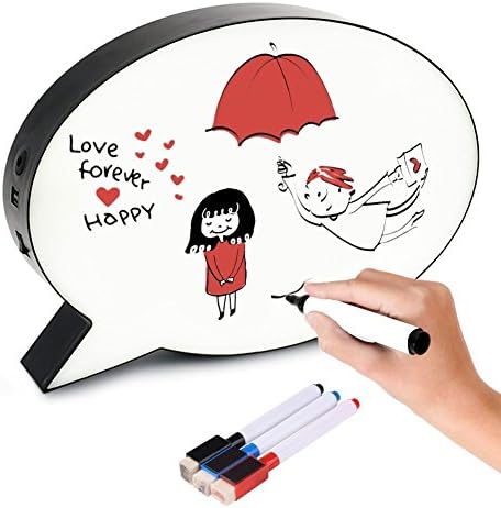 Light Box Proverbs DIY Handwriting Lightbox Cinematic Light Box to Shine Your Life for Birthday Party Wedding Wall Indoor Outdoor Decoration Speech Bubble LED