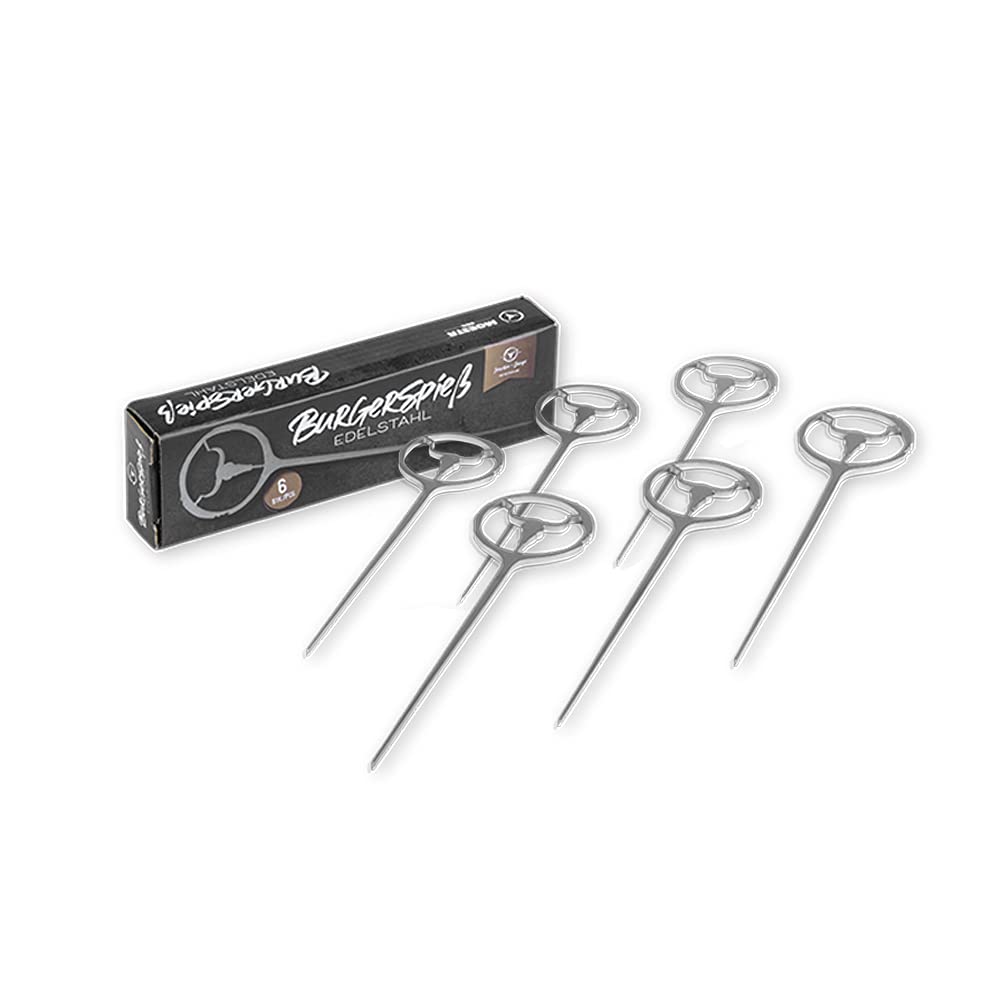 Moesta-BBQ Burger Stake – For Displaying And Fixing Your Burger, 6er Set