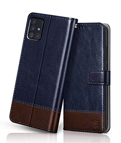 FLIPPED Vegan Leather Galaxy M31s Flip Case Cover | Shock Proof with TPU Bumper | Card Pockets & Magnetic Closure Wallet