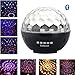 Intsun Bluetooth Portable Rechargeable Speaker with Stage Lights, Disco Ball Light Speaker RGB Color, LED Crystal Ball Auto Rotating with FM Radio,for TF Card, for Party Wedding Birthday Club