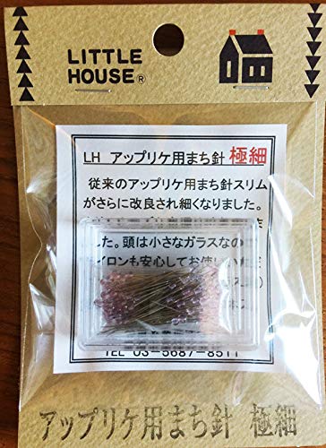 Shibori Dragon Japanese Hand Sewing Notions - Little House Applique Pins - 120 pin/Pack