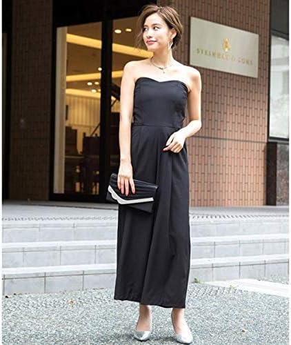 Amazon カナ Kana ベアトップパンツドレス Black M ワンピース チュニック 通販 Amazon カナ Kana ベアトップパンツドレス Black M ワンピース チュニック 通販