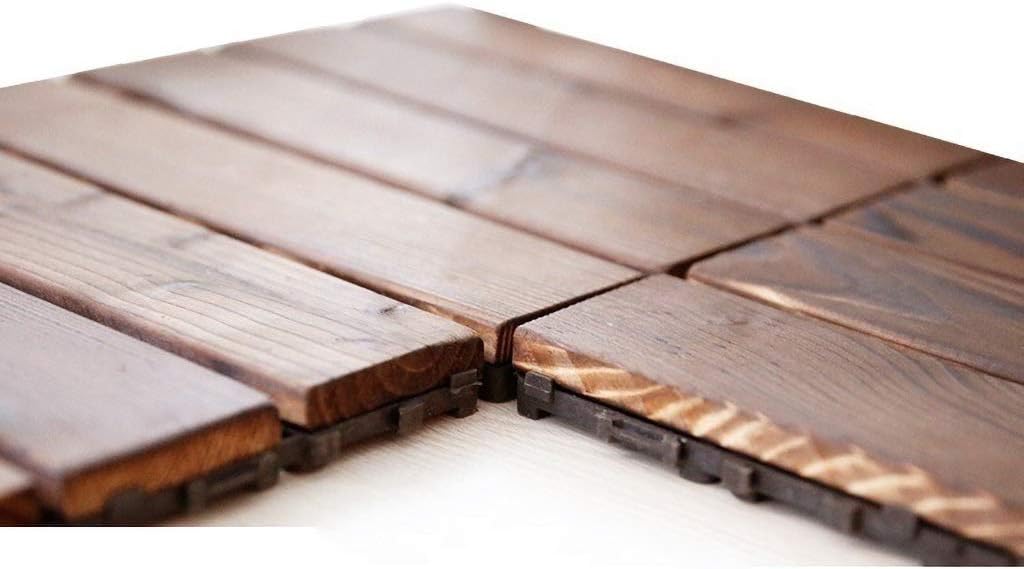 Garten Terrasse Decking Fliesen Parkett Splicing Etage Balkon Terrasse Aussendekoration Wasserdichte Boden 30 30cm Set A 10 Stuck Amazon De Baumarkt