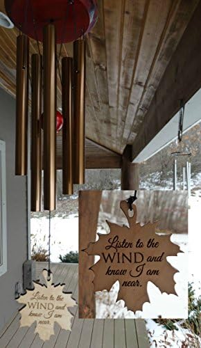Weathered Raindrop Wind Chime Memorial for Mom Dad Grandma Gift Memorial Garden or Porch Unique Wind Chime Outdoor Garden Gift Copper Woodstock Chime fast shipping memorial