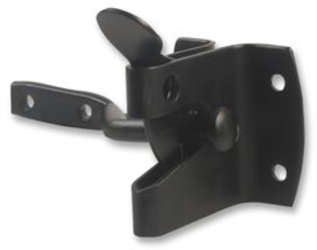 Duratool D01273 Automatic Gate Latch, Black