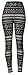 VIV Collection One Size Fashion Print Leggings, Pristine Patterns