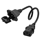 HuaLiSiJi C13 to C14 Panel Mount Power Cable with
