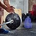 Geo Sports Bottles 1 Gallon BPA Free Reusable Leakproof Wide Mouth Sports Water Jug Bottle with Handle and 48mm Screw Cap (Dark Blue)