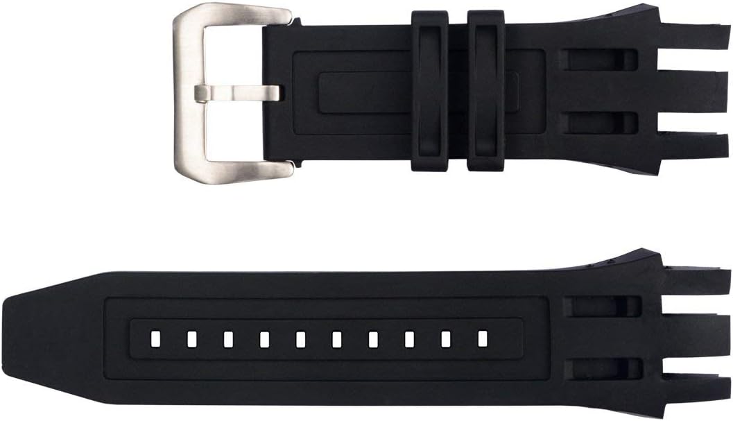 Vicdasonfor Invicta Subaqua Reserve Watch Bands Replacement Strap with Bukcle - Black Rubber Silicone Invicta Watch Strap