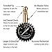 Leekoo Heavy Duty Mechanical 60PSI Tire Pressure Gauge with 2