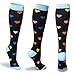 HLTPRO 20-30 mmHg Compression Socks Women & Men - Compression Stockings for Running, Nurse, Flight, Travel