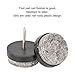 LOUFIMIDON Furniture Nail, 0.94'' or 24mm Felt Furniture Pads, Nail on Furniture Glides (32 Pack)