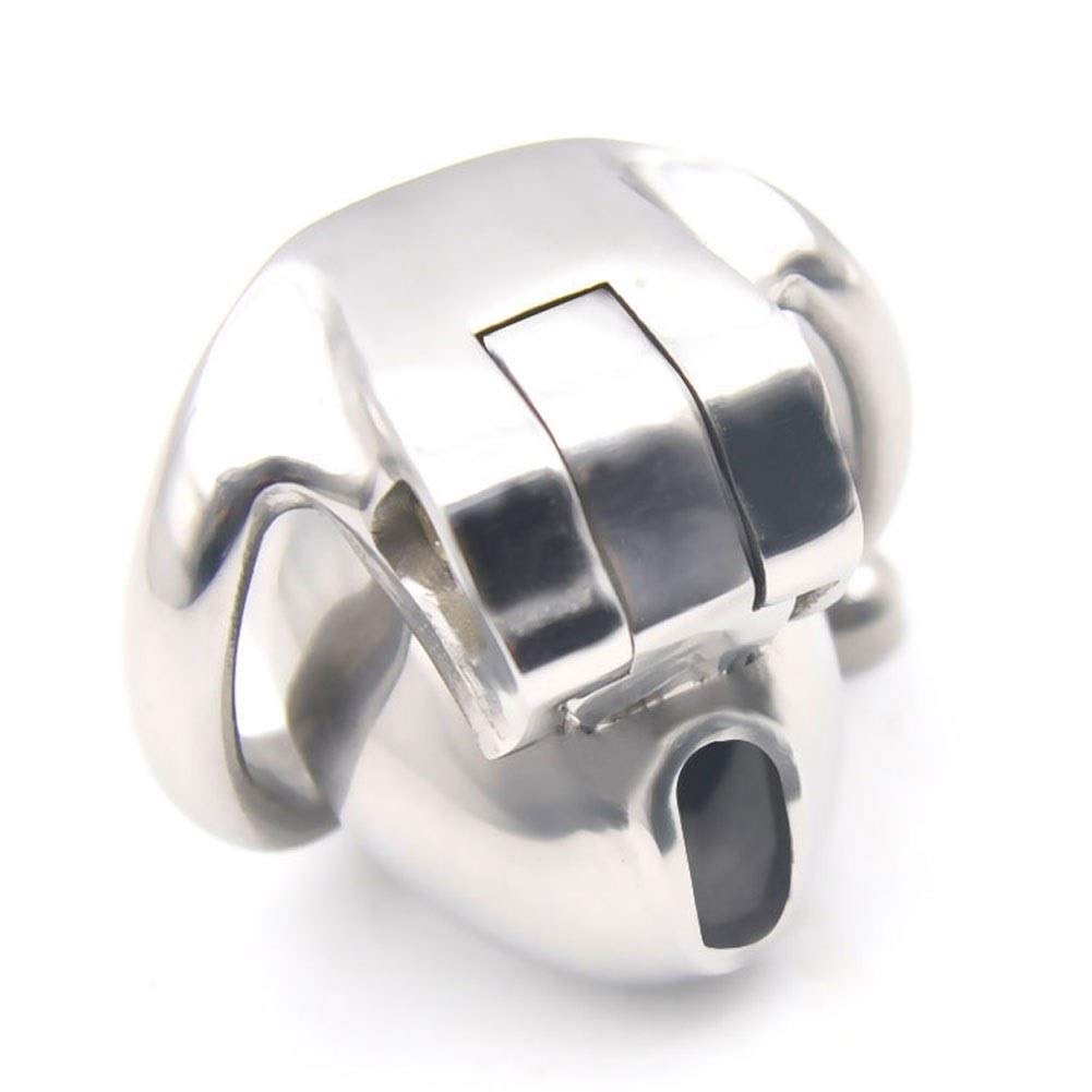 Ċ'ħāstīty Cage for Men Metal Underwear for Comfortable Wear Stainless Steel Ring with 3Rings Men's A