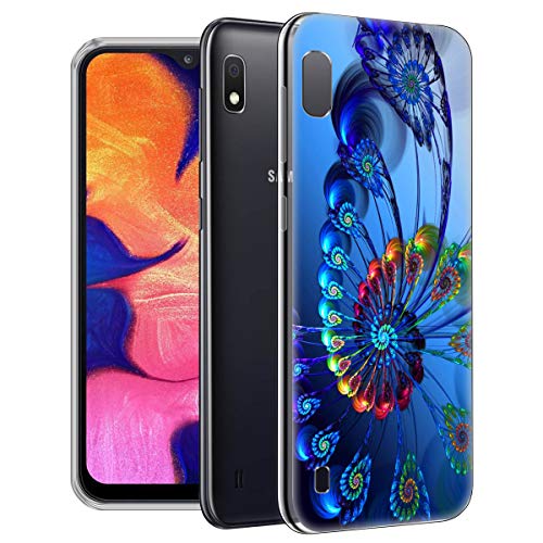 Samsung Galaxy A10 Samsung M10 Back Cover Amazon Fashionury Blue Spiral  Designer Printed Back Cover Case For