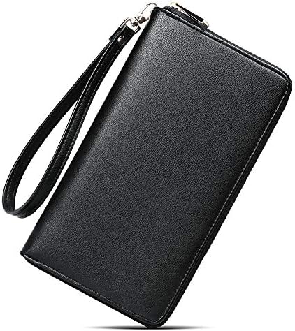 thumbnail image 2 of Women's Leather Large Capacity Clutch Wallet With Card Holder - Checkbook Organizer Purse 2 of 5