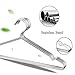 SHAREWIN Gene Stainless Steel Strong Wire Hangers Clothes Hangers 10 pcs
