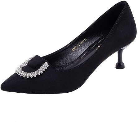 amazon women's black pumps