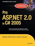 Cover of Pro ASP.NET 2.0 in C# 2005