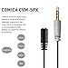 Comica CVM-SPX TRS (Female)to TRRS (Male) Audio Adapter Cable, TRRS Adapter for Iphone, Samsung, HTC & Sony Smartphone(3.5mm Jack)