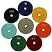 Diamond Wet 7-Step Polishing Sanding Grinding Pads 7 Pcs Set for Granite Marble Stone 3 Inch Grit 50-3000