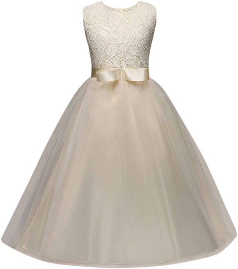 Girls Dresses, Wanshop® Flower Baby Girl Long Sleeve Princess Bridesmaid Pageant Gown Birthday Party Wedding Dress for 0-12 Years Old Months Girls