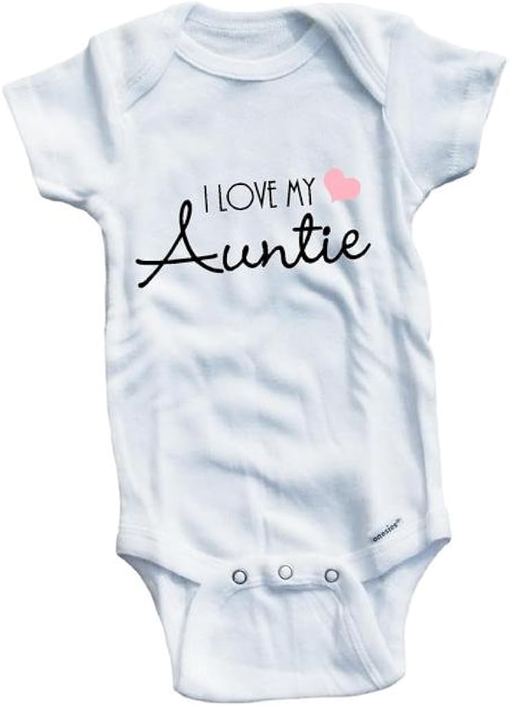 i love my auntie baby girl clothes