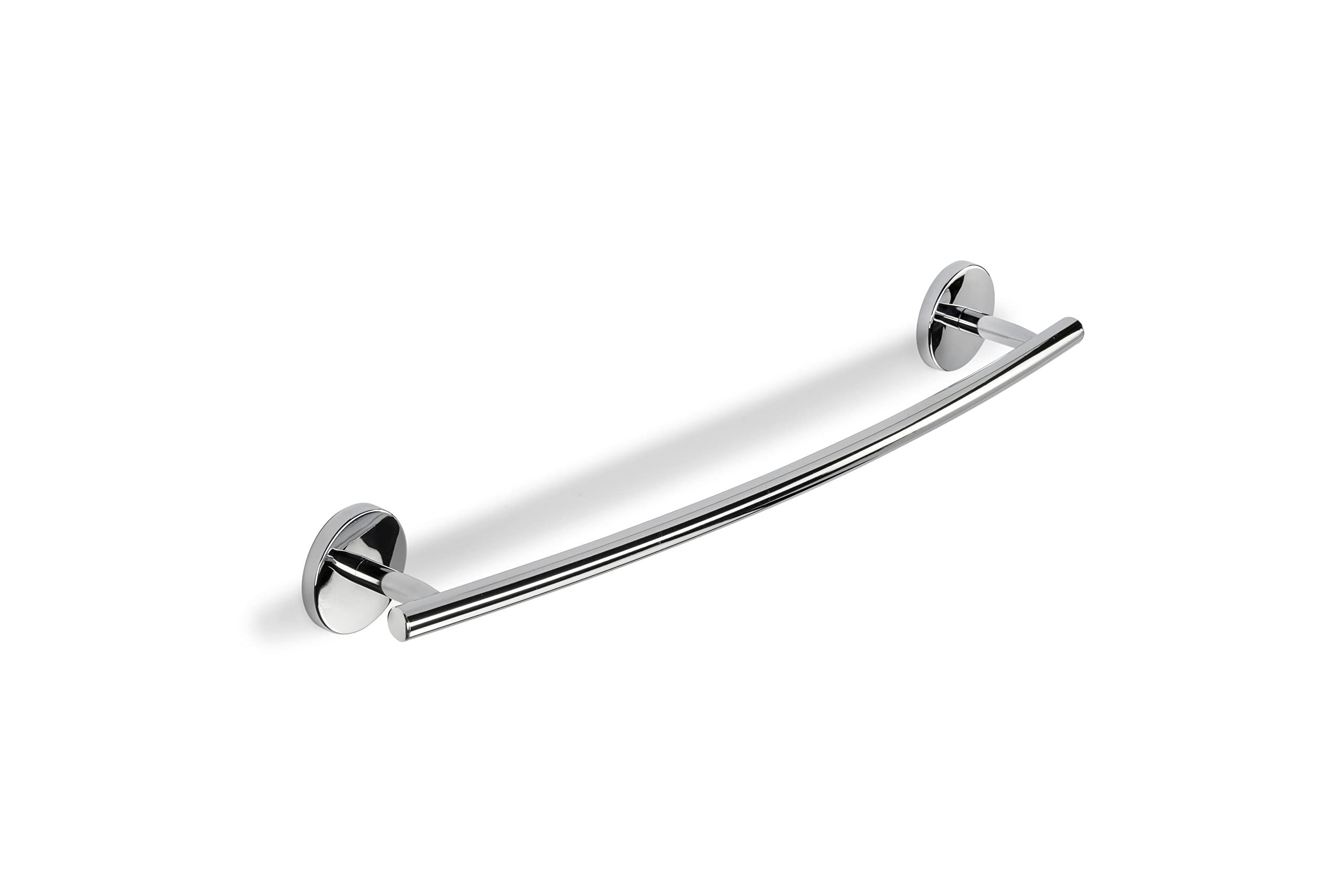Croydex Hampstead Wall Mounted Towel Rail with Zinc Alloy Construction, Chrome