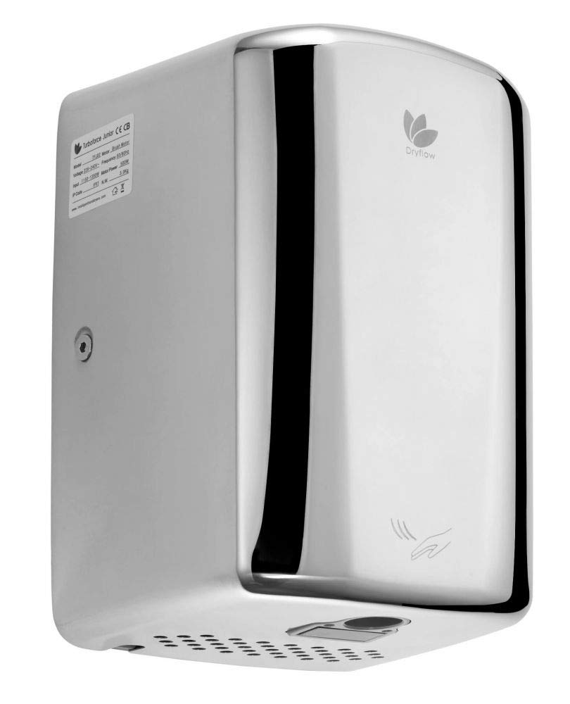 Turboforce Junior Plus Hand Dryer - Small Hand Dryer (Polished Chrome)