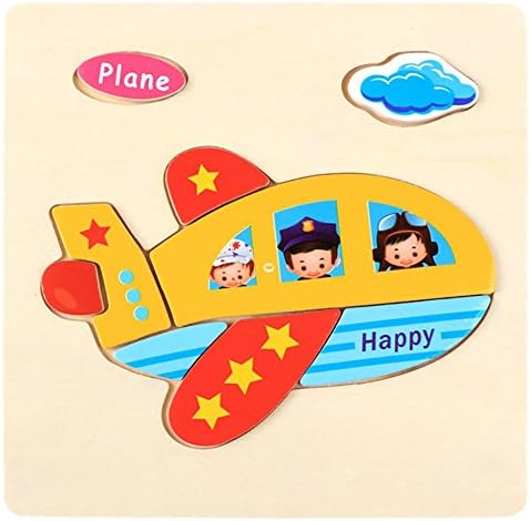 Kids Puzzles Toys, Wooden Animals Fancy Education Learning Intelligence Toys