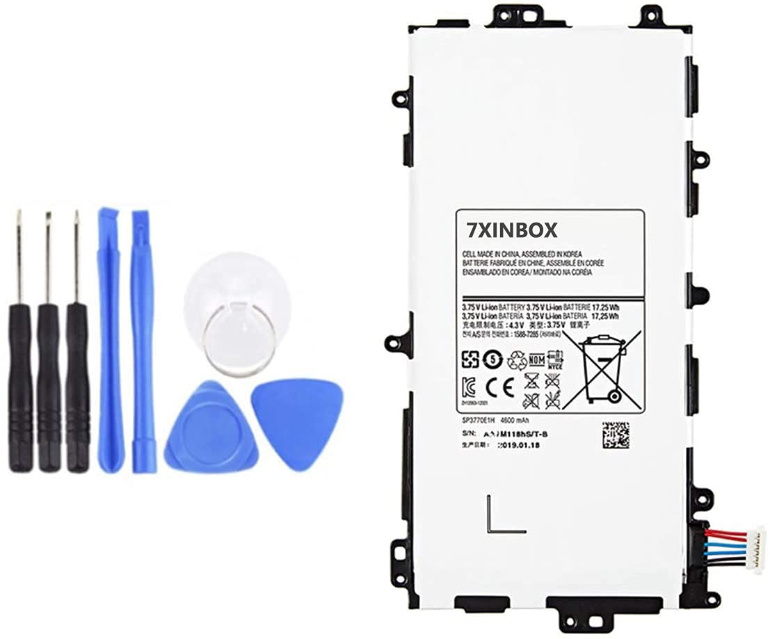 7XINbox SP3770E1H 3.75V 4600mAh 17.25Wh Battery Replacment for SAMSUNG GALAXY NOTE 8.0 Tablet GT-N5110 GT-N5100
