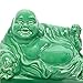 CKB Ltd Buddha Budai Decoration Vintage Home Butter Dish - Novelty Cool Tray with Lid (Jade Green)