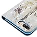 iPhone 7 Plus Case,iPhone 8 Plus Case,Durable Kickstand Wallet Case with Inner Silicone Bumper Cover Full Protective Flip Folio Shell Cover with Credit Card Holder for Apple iPhone 7 Plus-Tower